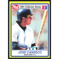 1991 Post #4 Jose Canseco