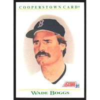 1991 Score Cooperstown #B1 Wade Boggs