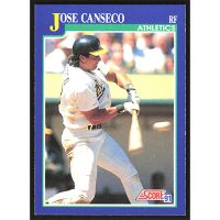 1991 Score #1 Jose Canseco