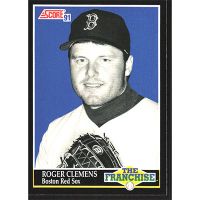 1991 Score #850 Roger Clemens The Franchise