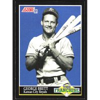 1991 Score #853 George Brett The Franchise