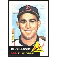 1991 Topps Archives 1953 #205 Vern Benson