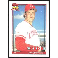 1991 Topps #151 Tom Browning