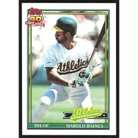 1991 Topps #166 Harold Baines