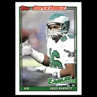 1991 Topps #209 Fred Barnett Super Rookie