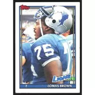 1991 Topps #399 Lomas Brown