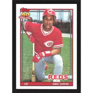 1991 Topps #550 Eric Davis