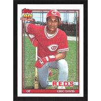 1991 Topps #550 Eric Davis