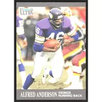 1991 Ultra #191 Alfred Anderson