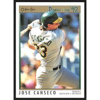 1992 O-Pee-Chee Premier #24 Jose Canseco