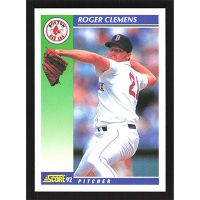 1992 Score #21 Roger Clemens