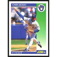 1992 Score #37 Chris Bosio