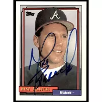 1992 Topps #26 Mike Bielecki Autographed