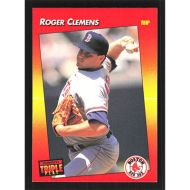 1992 Triple Play #216 Roger Clemens