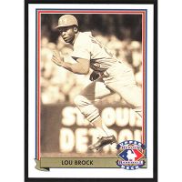 1992 Upper Deck Heroes of Baseball #H6 Lou Brock