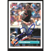 1993 Donruss #768 Steve Decker Autographed