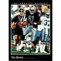 1993 Pinnacle #186 Tim Brown