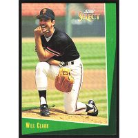 1993 Select #3 Will Clark