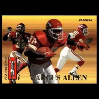 1994 Fleer Scoring Machines #1 Marcus Allen