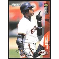 1996 Collector's Choice Silver Signature #300 Barry Bonds