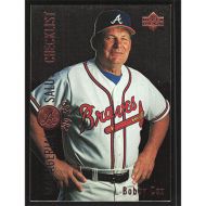 1996 Upper Deck #477 Bobby Cox Managerial Salute Checklist