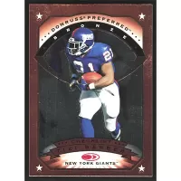 1997 Donruss Preferred #148 Tiki Barber Bronze Checklist