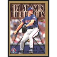 1998 Topps #475 Roger Clemens Season Highlights