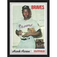 2000 Topps Aaron #17 Hank Aaron 1970