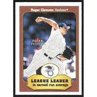 2001 Fleer Tradition #407 Roger Clemens League Leaders