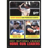 2002 Upper Deck Vintage #274 B. Bonds/S. Sosa/L. Gonzalez League Leaders