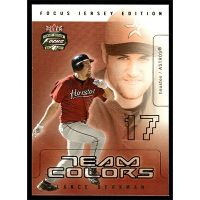 2003 Fleer Focus Jersey Edition Team Colors #13 Lance Berkman