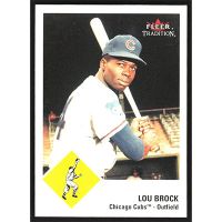 2003 Fleer Tradition #71 Lou Brock SP