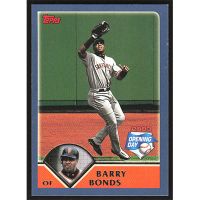 2003 Topps Opening Day #12 Barry Bonds