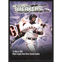 2003 Topps Record Breakers #RB-BB Barry Bonds