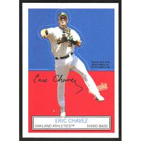 2004 Bazooka Stand-Ups #21 Eric Chavez