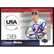 2004 USA Baseball 25th Anniversary #USA-17 Casey Blake Autographed