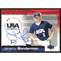 2004 USA Baseball 25th Anniversary #USA-19 Jeremy Bonderman Autographed