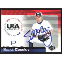 2004 USA Baseball 25th Anniversary #USA-37 Scott Cassidy Autographed