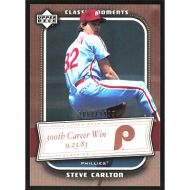 2005 Upper Deck Classics Classic Moments #CM-SC Steve Carlton