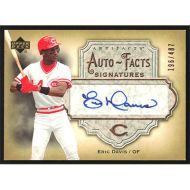 2006 Artifacts Auto-Facts Signatures #AF-ED Eric Davis Autographed