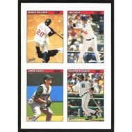 2006 Bazooka 4 on 1 Stickers #4 R. Belliard/J. Kent/J. Cantu/P. Polanco Checklist