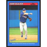 2006 Bazooka Blue Fortune #54 Hank Blalock