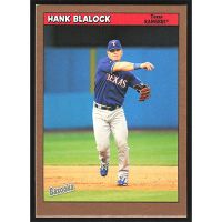 2006 Bazooka Gold Chunks #54 Hank Blalock