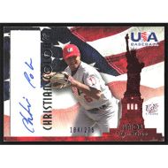 2006 USA Baseball Signatures Blue #A-32 Christian Colon Autographed