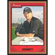 2007 Bowman Gold #104 A.J. Burnett