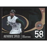 2007 SP Authentic Authentic Speed #AS-8 Carl Crawford