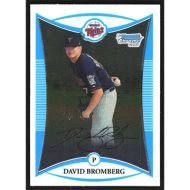 2008 Bowman Chrome Prospects #BCP194 David Bromberg