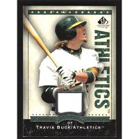 2008 SP Legendary Cuts Destination Stardom Memorabilia #DS-TB Travis Buck Jersey