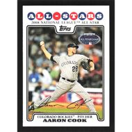 2008 Topps Update #UH286 Aaron Cook All-Star