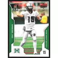 2008 Upper Deck Draft Edition Green #18 Colt Brennan